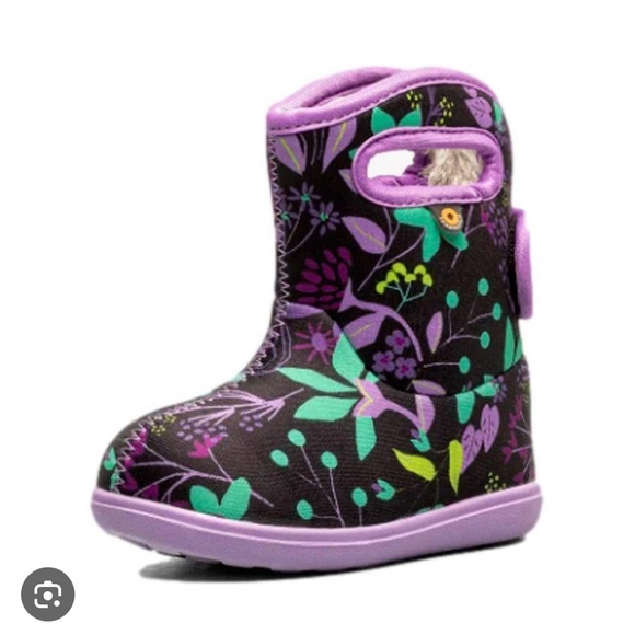 Baby Bogs II Boots Flower Multi Waterproof Toddler Boots - Picture 1 of 4
